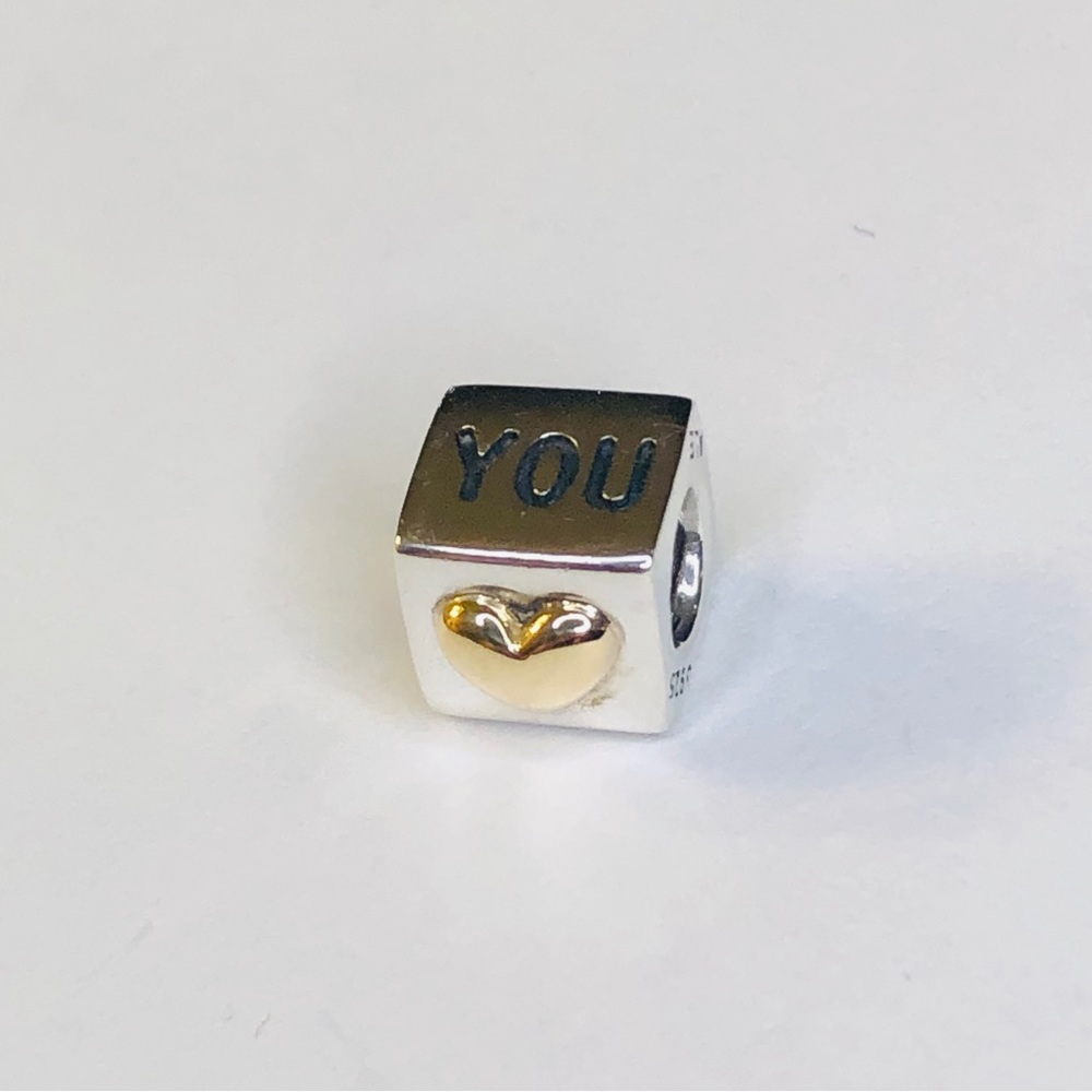 Pandora 14k Heart I Love You Charm
